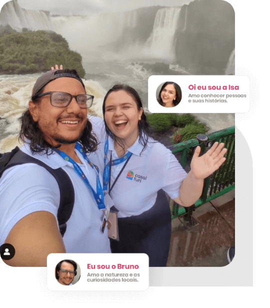 Casal Turi, Isa e Bruno.