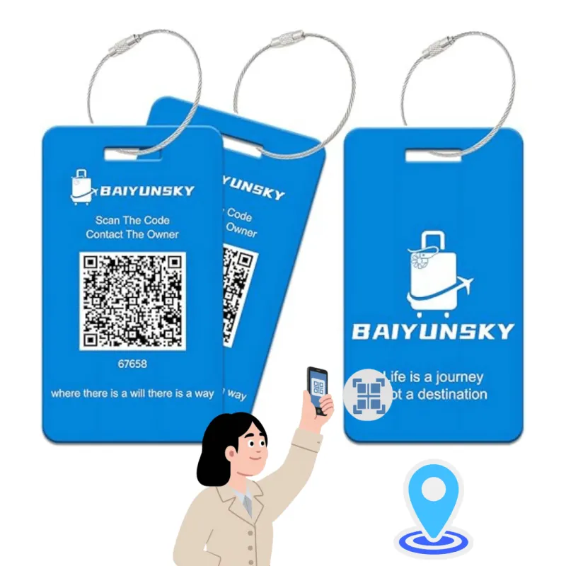 Etiqueta Inteligente com QR Code para Mala