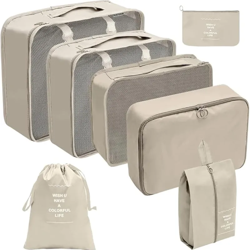 Kit Organizador de Mala – 7 Peças